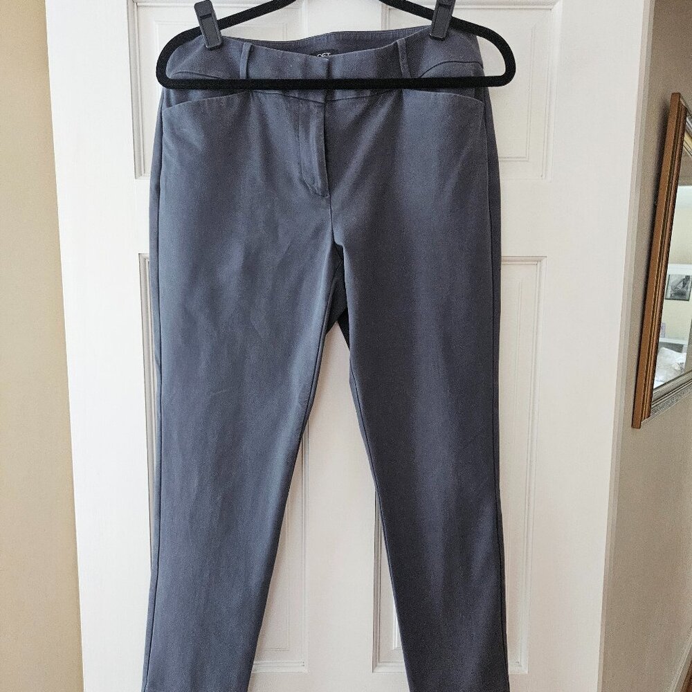 Loft (8) Julie Skinny Gray Pants
